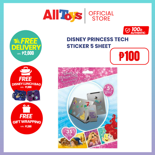 Disney Princess  Tech Sticker 5 Sheet