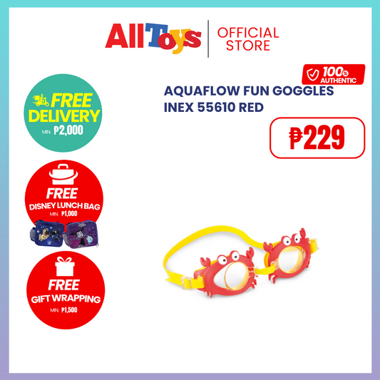 Aquaflow Fun Goggles  Inex 55610 Red