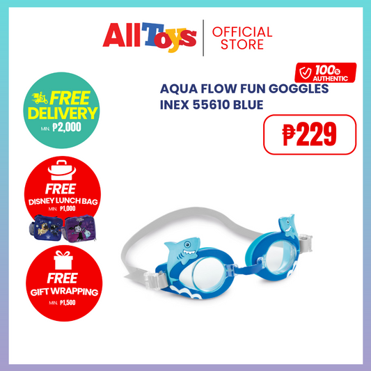 Aqua Flow Fun Goggles Inex 55610 Blue